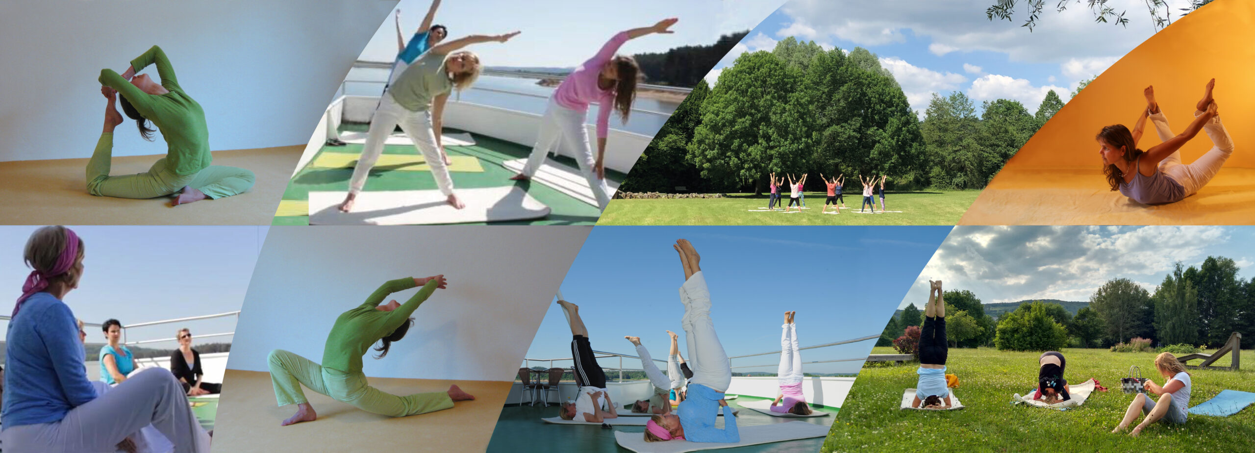 Header der Bildungsstätte für Yoga, Angelika Liefke, Yogastudio Weissenburg